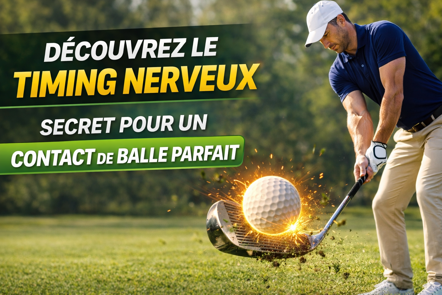 le timing nerveux au golf